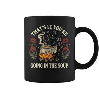 That's It You're Going In The Soup Frog Coffee Mug - Thegiftio UK