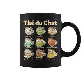 Thé Du Chat Jeux De Mots Mignons Chaton Tasse Kawaii Tasse - Cadeauxyz