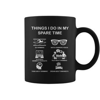 Things I Do In Mypare Time スイミング スイマー ユーモア コーヒーマグ - Kawaiitshirt