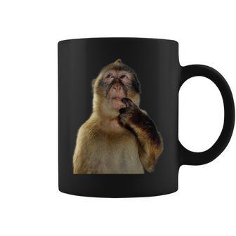 Thinking Monkey Meme コーヒーマグ - Kawaiitshirt