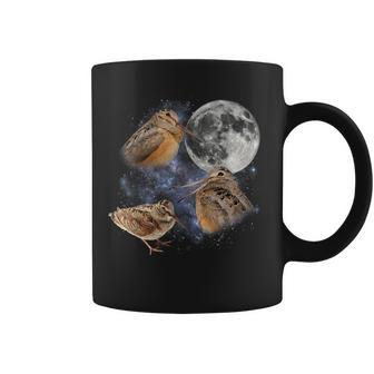 Three Meep Bird American Woodcock Moon Vintage Outfit Coffee Mug - Thegiftio UK