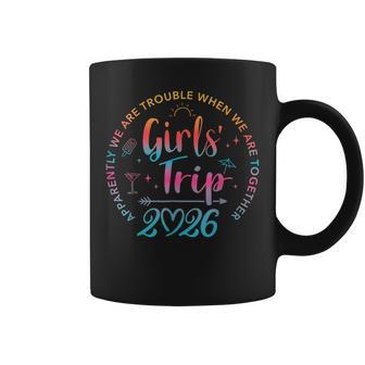Tie Dye Girls Trip 2026 Trouble When We Are Together Coffee Mug | Seseable UK