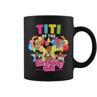 Titi Of Birthday Girl Gracie Pink Doll Family Decorations Coffee Mug - Thegiftio UK