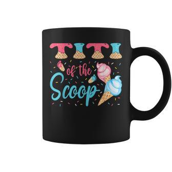 Titi Of The Scoop Ice Cream Gender Reveal Baby Shower Coffee Mug - Thegiftio UK