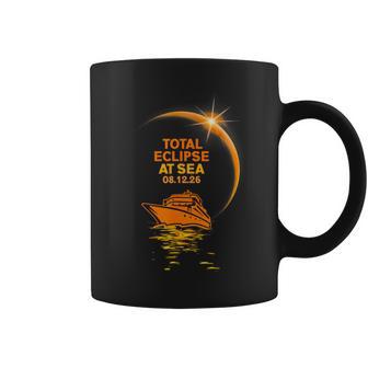 Total Eclipse At Sea 08 12 26 Solar Totality Eclipse Cruise Coffee Mug - Thegiftio