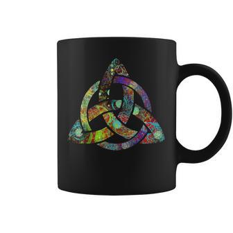 Triquetra ホーリートリニティ ケルトノット コーヒーマグ - Kawaiitshirt