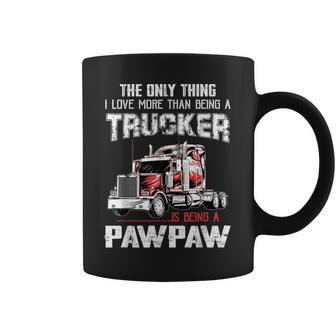 Trucker Pawpaw Truck Driver Grandpa Pawpaw Fathers Day Coffee Mug - Thegiftio UK