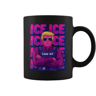 Trump Ice Agent De Inmigración De Hielo Para Hombre Taza de café - Regaloses