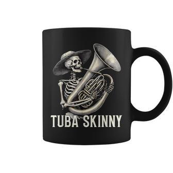Tuba Skinny Skeleton Jazz Band Vintage Music Graphic Coffee Mug - Thegiftio UK