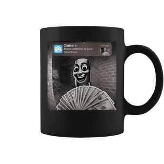 Tung Tung Tung Sahur Motion At Your Front Door Italian Meme Coffee Mug | Mazezy