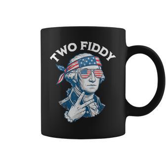 Two Fiddy 250 George Washington 4Th Of July Coffee Mug - Thegiftio UK