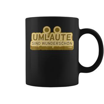 Umlautes Are Beautiful Umlautesドイツ語 コーヒーマグ - Kawaiitshirt