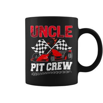 Uncle Pit Crew Racing Family Race Car Birthday Boy Coffee Mug - Thegiftio UK
