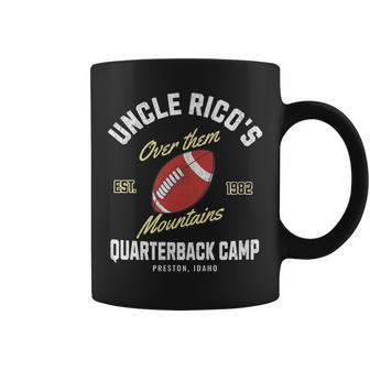 Uncle Rico's Quarterback Camp Vintage Football Graphic Sport Coffee Mug - Thegiftio UK