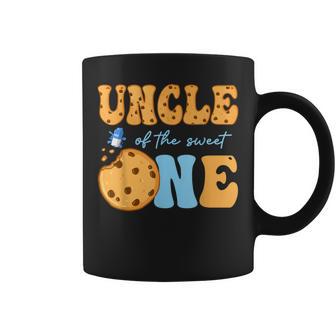 Uncle Of The Sweet One Cookies And Milk Birthday Party Coffee Mug - Thegiftio UK