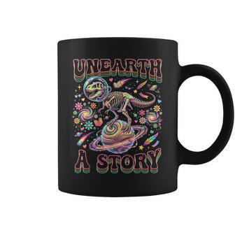 Unearth A Story Bookworm Student Summer Reading 2026 Space Coffee Mug - Thegiftio UK