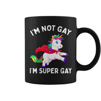 Unicornio Gay Lgbt Pride Bandera Lgbtq Nooy Gay Taza de café - Regaloses