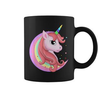 Unicornio Mágico Y Un Arco Iris Unicornio Taza de café - Regaloses
