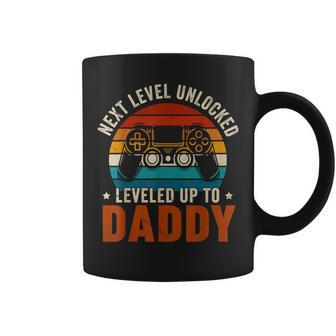 Unlocked Leveled Up To Daddy For Adult Fathers Day Coffee Mug - Thegiftio UK