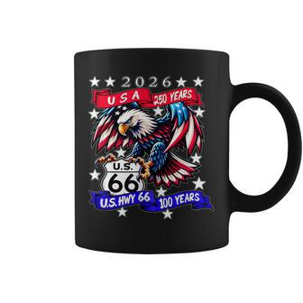 Usa 250 Highway 66 Mother Road Eagle Anniversary Patriotic Coffee Mug | Mazezy