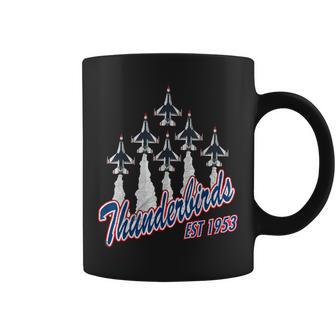 Usaf Thunderbirds F-16 Fighter Jet Air Show Aviation Veteran Coffee Mug - Thegiftio UK