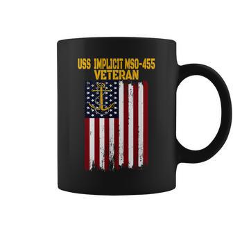 Uss Implicit Mso-455 Minesweeper Warship Veterans Day Coffee Mug - Thegiftio UK