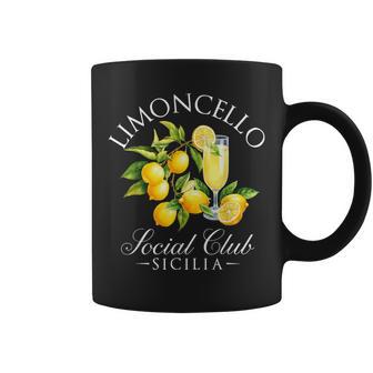 Vacaciones Italianas Limoncello Limoncelloocial Clubicilia Taza de café - Regaloses
