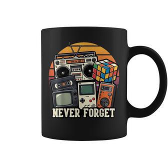 Vhs Never Forget Retro Tape Floppy Tape Cd 90S 80S Tasse - Cadeauxyz