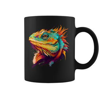 Vibrant Iguana Coffee Mug - Thegiftio UK
