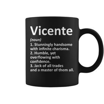 Vicente Definition Personalized Name Birthday Coffee Mug - Thegiftio