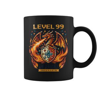 Videojuegointage Retro Gaming Arcade 80S Dragon Taza de café - Regaloses