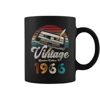 Vintage 1966 Cumpleaños 60 Años Cassette Lápiz Taza de café - Regaloses