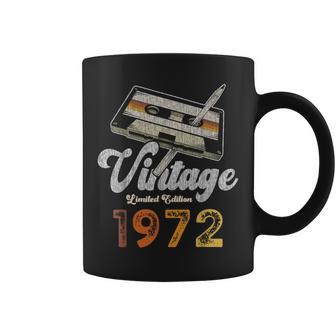 Vintage 1972 Cassette Lápiz 54 Cumpleaños Taza de café - Regaloses