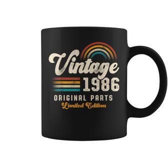 Vintage 1986 Piezas Originales 40 Aniversario Retro Taza de café - Regaloses