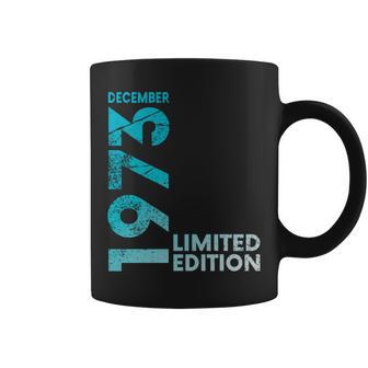 Vintage 50 Birthday I Limited Edition December 1973 長袖tシャツ コーヒーマグ - Kawaiitshirt