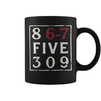 Vintage 80'S Music 86-75309 Jenny 8675309 Six Seven 67 Meme Coffee Mug - Monsterry