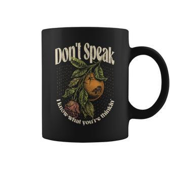 Vintage 90S Don't Speak I Know What You're Thinkin Men Coffee Mug - Thegiftio UK