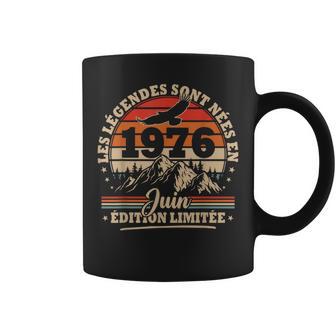 Vintage Anniversaire 50 Ans Cadeau Pour Né En Juin 1976 Tasse - Cadeauxyz