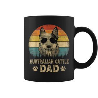Vintage Australian Cattle Dad Dog Lovers Father's Day Coffee Mug - Monsterry