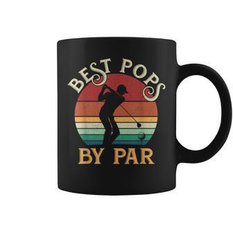 Vintage Best Pops By Par Father's Day Golfing Golf Lovers Coffee Mug - Thegiftio UK