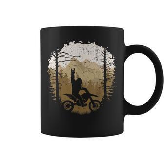 Vintage Bigfoot Dirt Bike Motocross Sasquatch Enduro Coffee Mug - Thegiftio