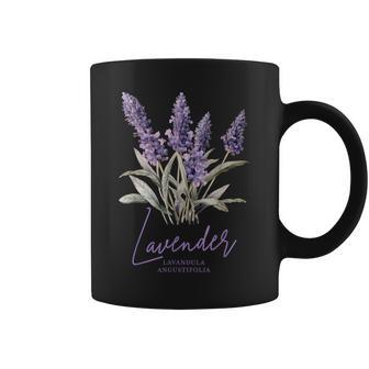 Vintage Botanicalommer Pflanze Cottagecore Lavendel Tassen - Seseable