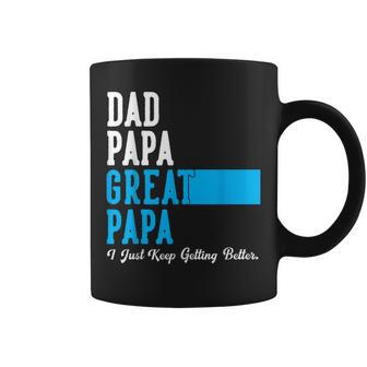 Vintage Dad Papa Great Papa Father's Day Birthday Coffee Mug - Thegiftio UK