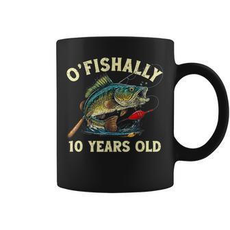 Vintage O'fishally 10 Years Old Fishing 10Th Birthday Boy Coffee Mug - Thegiftio UK