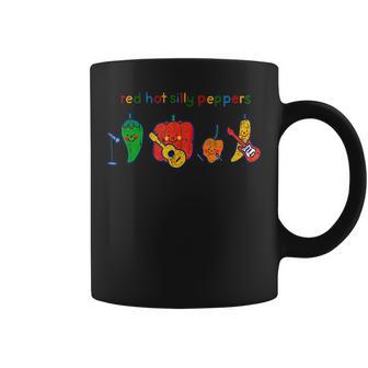 Vintage Red Hot Silly Peppers Meme Parody Music Coffee Mug - Thegiftio UK
