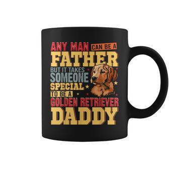 Vintage Special Golden Retriever Daddy Fathers Day Dog Lover Coffee Mug - Thegiftio UK
