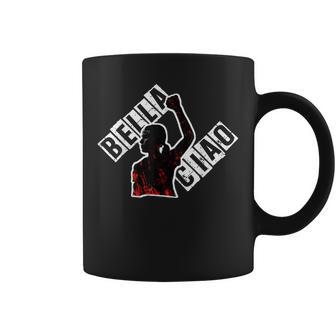 Viva L'italia Antifascista Bella Ciao Antifascista Taza de café - Regaloses