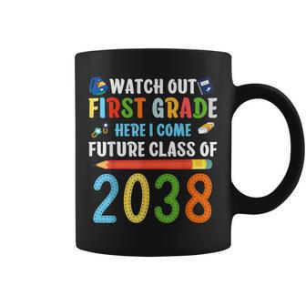 Watch Out First Grade Here I Come Back To School Coffee Mug - Monsterry