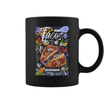 Ways To My Heart Cool Mexican Tacos Menuhortleeve コーヒーマグ - Kawaiitshirt