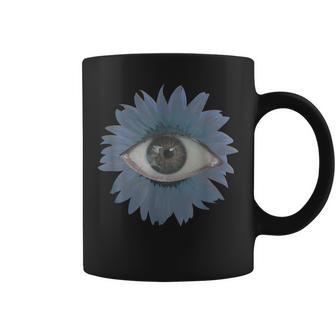 Weirdcore ひまわり目 ドリームコア 美学 コーヒーマグ - Kawaiitshirt